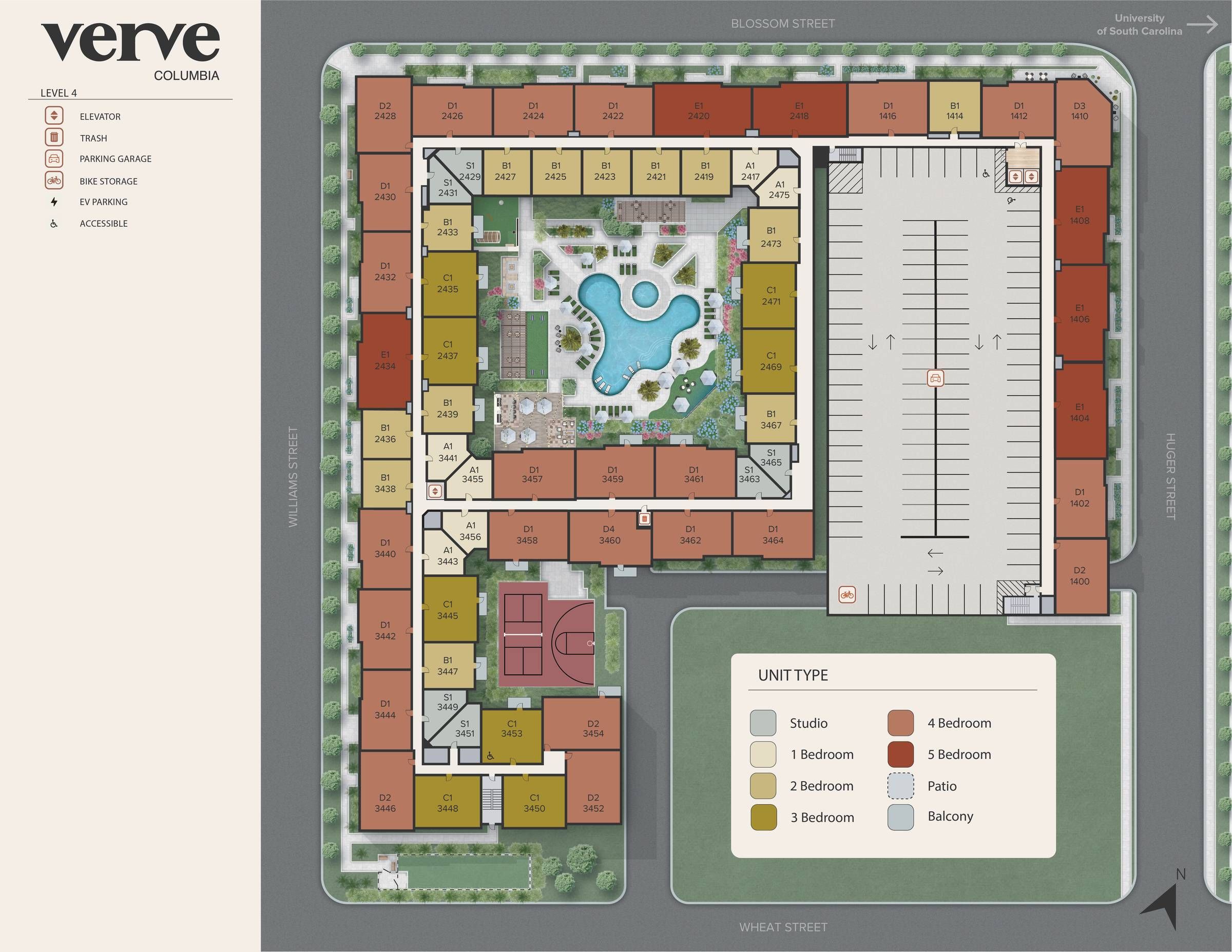 Verve Columbia Level 4 sitemap
